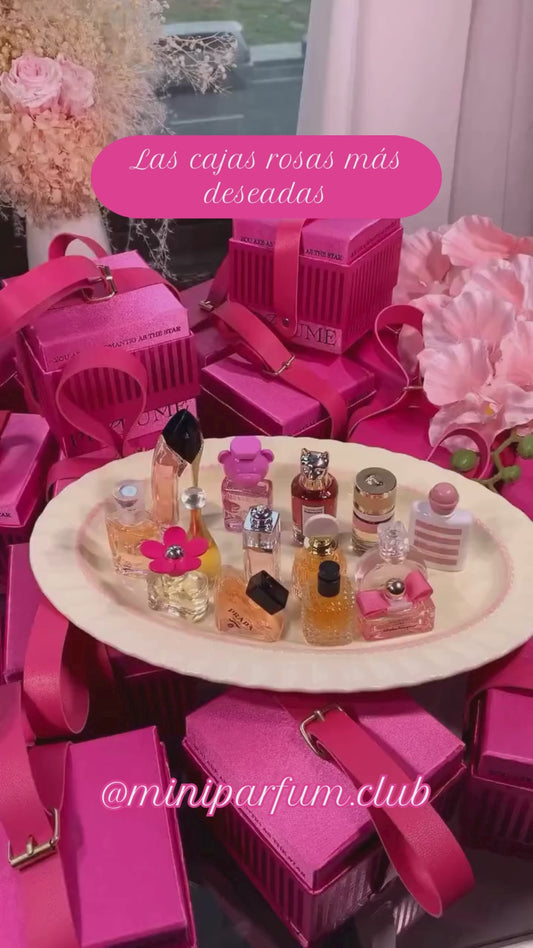 💖 PINK BOX – Pack de MiniPerfumes Icónicos + 2 Sorpresas